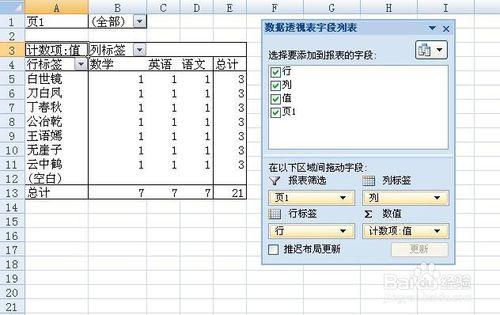 excel如何用透視表彙總多表？