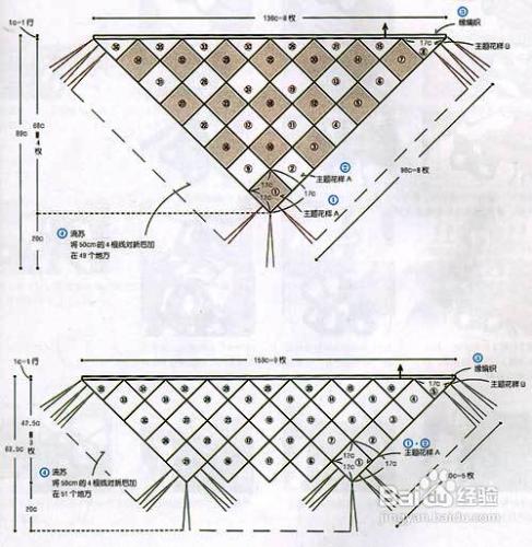 流蘇披肩的織法