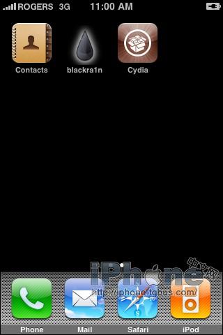 黑雨Blackra1n RC3越獄解鎖iPhone 3G, 3GS(Win)