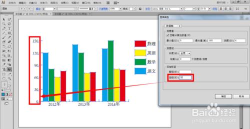 illustrator怎樣修改圖表的數值？