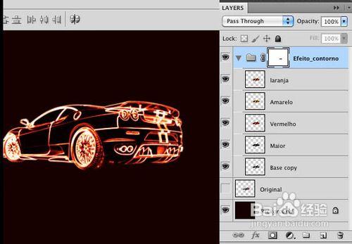 Photoshop打造超酷的火焰汽車教程
