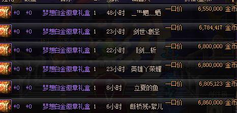 dnf白金徽章怎麼交易