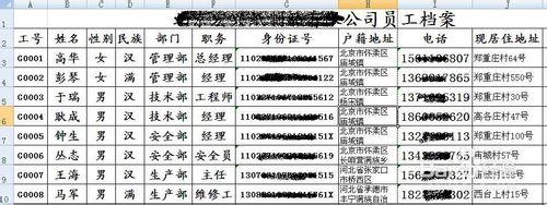 如何高效將員工資訊庫製作成員工個人資訊卡片