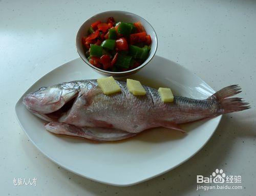 系列美食：[48]泡椒蒸鱸魚