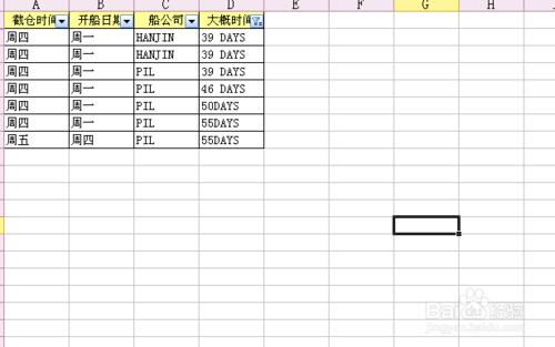 怎麼使用表格中的篩選功能