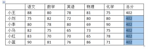 Word裡面如何進行資料的計算