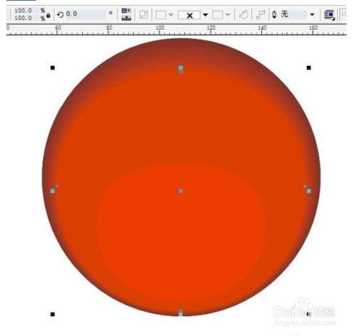 CorelDRAW製作紅寶石珠桌布