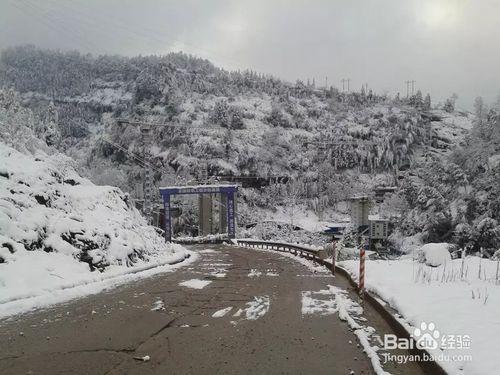 冰天雪地的工地風景