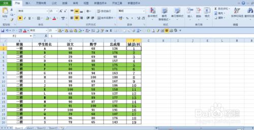 excel2010中特定記錄的整行塗色（條件塗色）