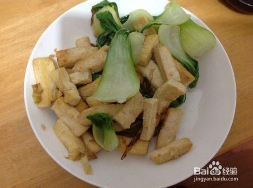 上班族夏季飲食大全：[1]油菜海米炒豆腐