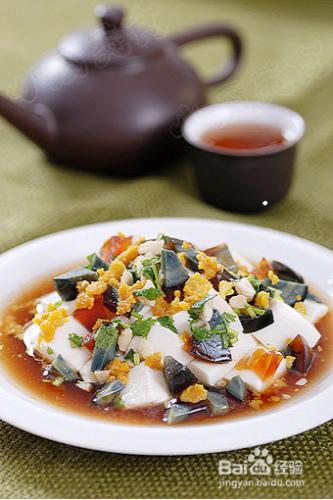 春節家宴菜健康養生篇：[4]皮蛋拌豆腐
