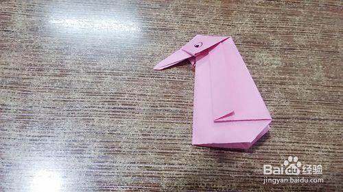 手工摺紙：企鵝的摺疊方法