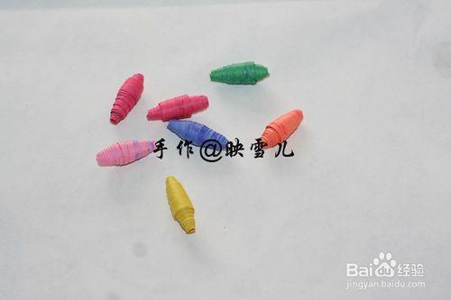 如何做紙項鍊：捲紙項鍊