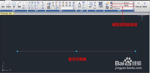 為什麼CAD中虛線顯示為實線，應該怎麼辦？