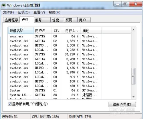 如何使用DOS命令檢視電腦程序資訊。