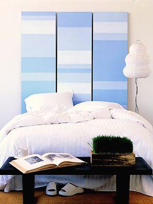 別緻床頭板成就臥室風景牆