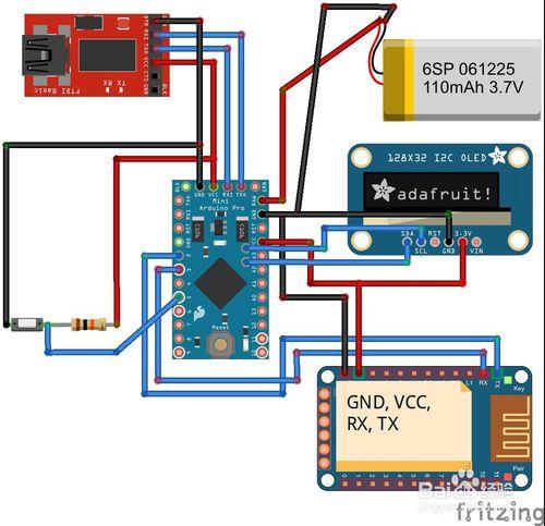 自制arduino藍芽智慧手錶