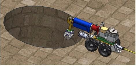 管道爬行機器人-如何下井及下井後操作方法