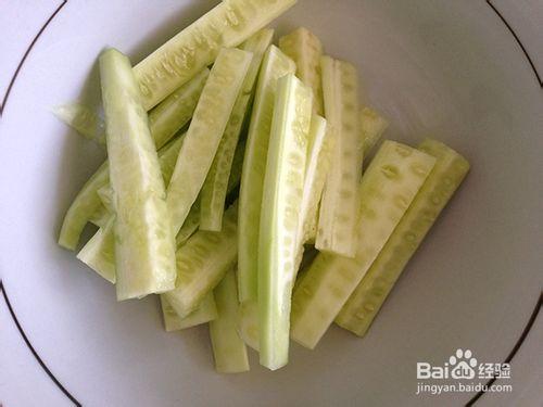 涼拌腐竹黃瓜的做法