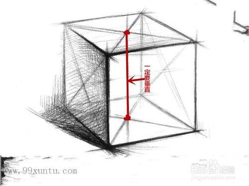 新手如何畫好正方體的結構素描