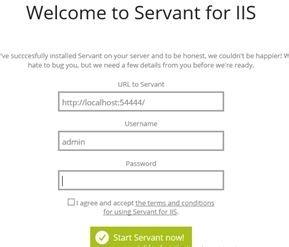 如何使用web版的IIS管理工具Servant IIS