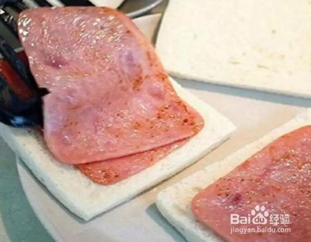 美味火腿芝士蛋三明治的簡單做法