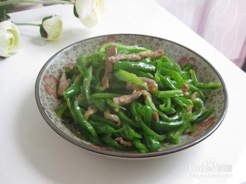 家常經典——青椒炒肉絲