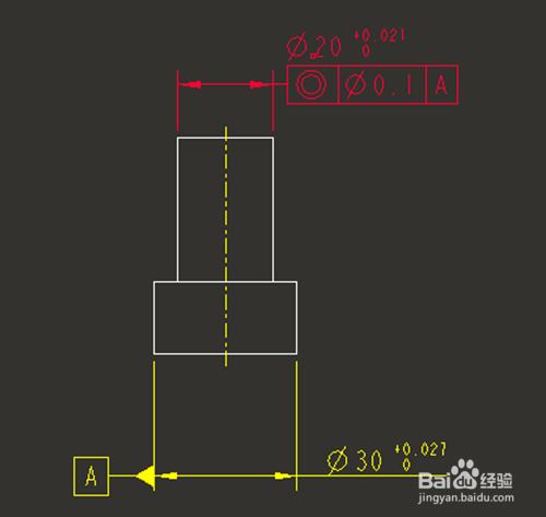 Pro/E 工程圖同軸度標註