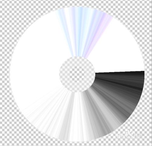 photoshop如何製作光碟效果？