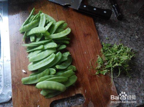 家常菜之瘦肉炒荷蘭豆