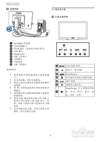 【說明書】飛利浦235PQ2EB/93液晶顯示器（一）