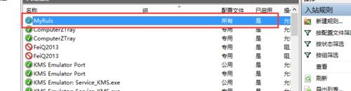 防火牆新增信任IP地址和程式