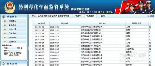 易製毒監管系統購買備案