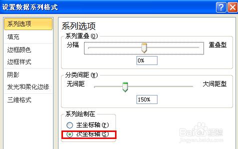 EXCEL怎樣新增第三座標軸之次座標軸增加方法