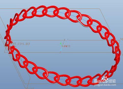 ProE如何做3D手鍊模型